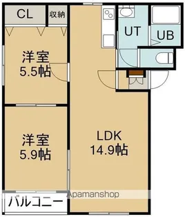 MS プロスパー【3階】の間取り